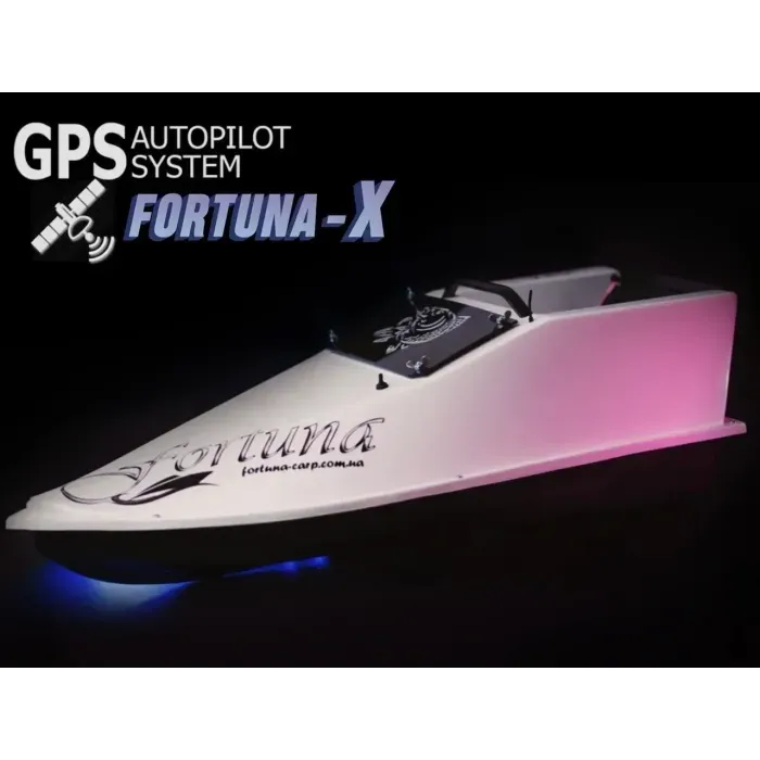 Великий кораблик для підгодовування Фортуна 45000 mAh, GPS автопілотом Fortuna X