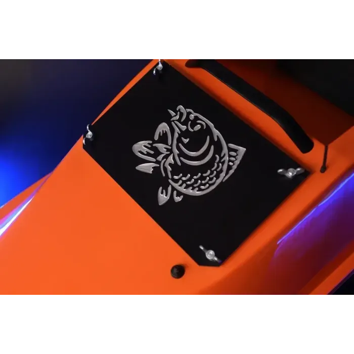 Кораблик для рибалки Фортуна 45000 mAh, GPS автопілотом Fortuna X та ехолотом Toslon300 Помаранчевий