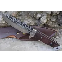 Ніж Туристичний Ручної Роботи + Чохол (№2267) KN83 Gorillas BBQ. Подарунковий ніж