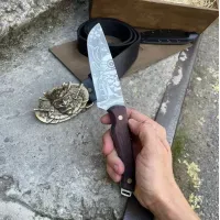 Подарочный набор "Самурай" для мужчин Gorillas Accessories ручная работа. Нож + Кожаный ремень