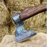 Топор "Драккар" из стали У8ГА с масляным покрытием – брутальный подарок