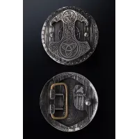 Чоловічий Шкіряний Ремінь Ручної Роботи «МОЛОТ ТОРА» Gorillas Accessories Нейзельбер