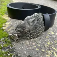 Пряжка Ручної Роботи ФЕНРІР з Нейзельберу Gorillas Accessories. Пряжка на чоловічий ремінь
