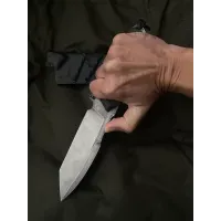 Нож + Чехол Ручной Работы туристический "Акула 111", сталь - 50х14 мф. Нож на подарок
