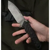 Нож + Чехол Ручной Работы туристический "Акула 111", сталь - 50х14 мф. Нож на подарок