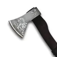 Польский Гусарский Топор (Светлый) Gorillas BBQ - Ручная Работа U8ГА с Военной Гравировкой