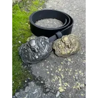 Мужской Кожаный Ремень "ХИЖАК" Gorillas Accessories Нейзельбер. Ручная Работа. Ремень на подарок