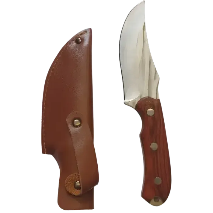 Нож туристический + Чехол (№ 2141) Gorillas BBQ, сталь - 65Х13. Нож для рыбалки, кемпингу