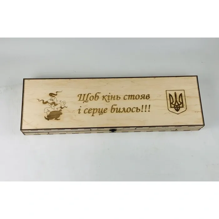 Подарунковий набір шампурів у кейсі "вуд з рюмками" для чоловіка.(6 шомпурів, 6рюмок).