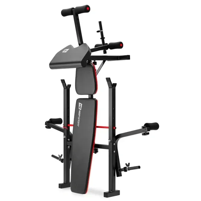 Лава для жиму похила Hop-Sport HS-1055 Pro + Штанга 69 кг Premium