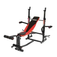Скамья для жима York Fitness ASPIRE 220 со стойками и партой Скотта