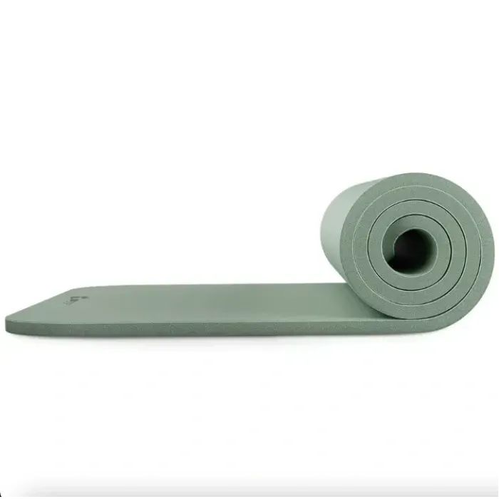 Килимок для йоги Hop-Sport HS-NB015GM NBR 1,5см оливковий. Йога килимок. Мат для фітнесу