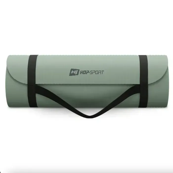 Килимок для йоги Hop-Sport HS-NB015GM NBR 1,5см оливковий. Йога килимок. Мат для фітнесу