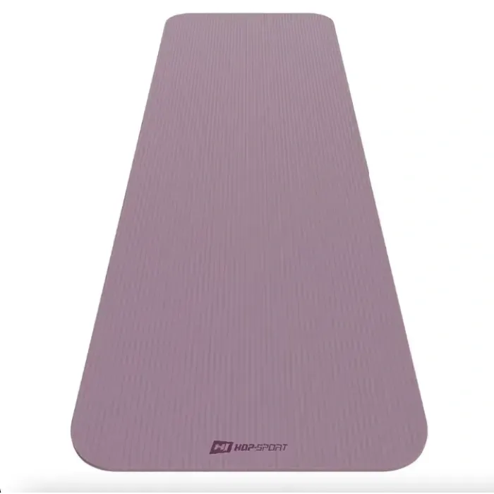 Килимок для йоги Hop-Sport HS-NB010GM NBR 1см лавандовий. Йога килимок. Мат для фітнесу