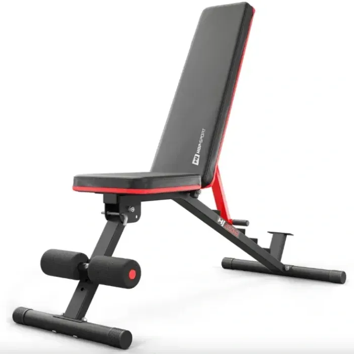 Набор гантели Elitum Titan 2x26кг + скамья Hop-Sport HS-2050 HB: для дома, 5 лет гарантии