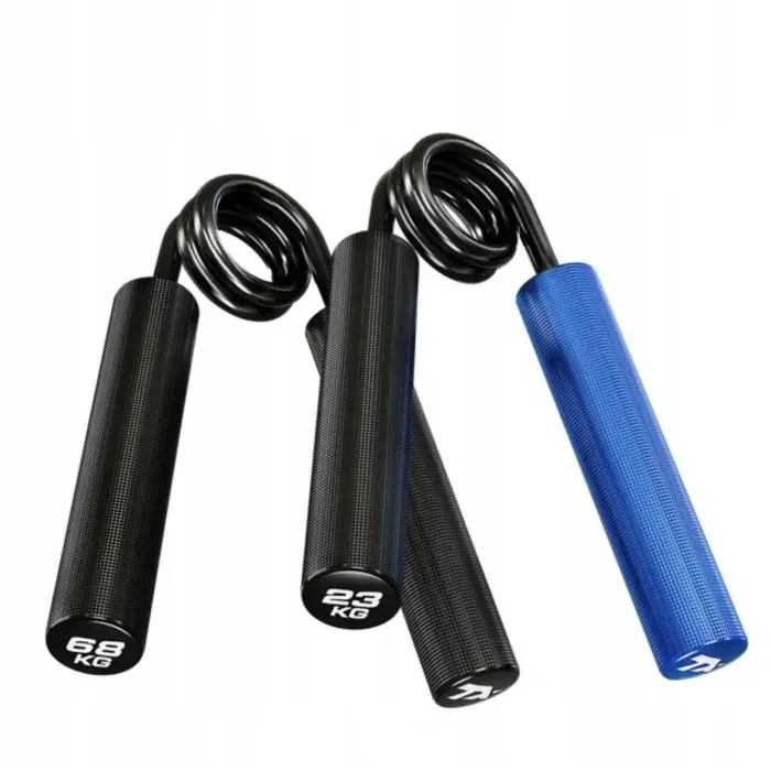 Эспандер для рук Trex Sport TX-002HSD (23-68кг): черный/синий, кистевой, для тренировок дома