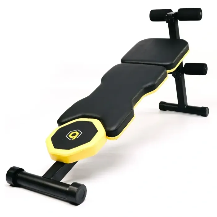 Скамья для пресса Besport WB-001: складная, до 150 кг, для дома, сталь, 2 года гарантии