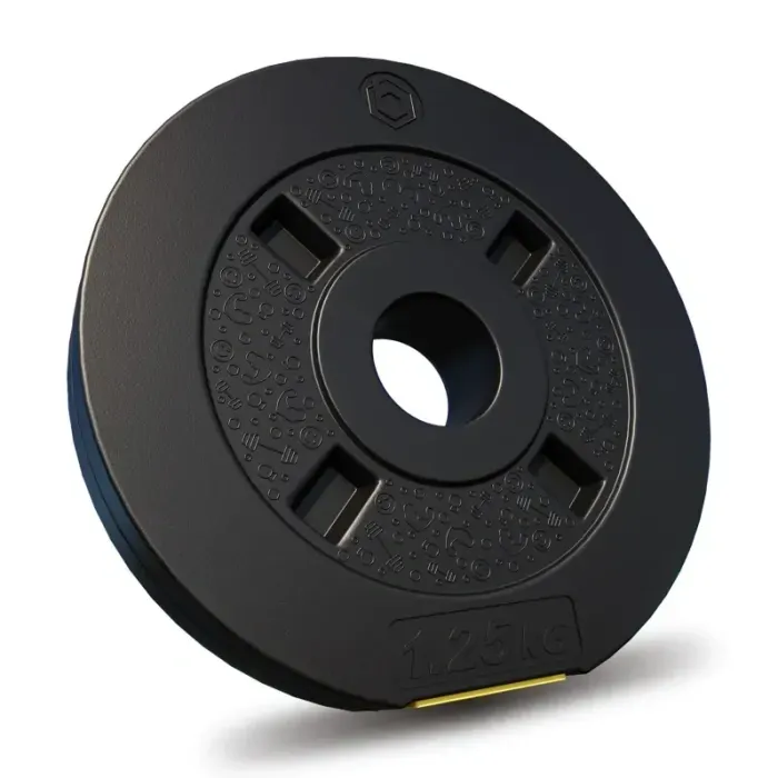 Набор композитных дисков Besport PowerPro 29кг + 2 гантельных грифа 45см (31мм)