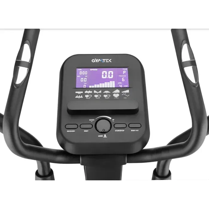 Орбітрек Gymtek XC4500 Електромагнітний, 140 кг, 12 програм, HRC, Синій, Безшумний, Домашній еліпсоїд