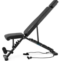 Скамья для тренировок регулируемая Gymtek XL500: складная с эспандерами