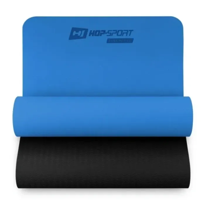 Коврик для фітнесу TPE 0,6 см Hop-Sport синий