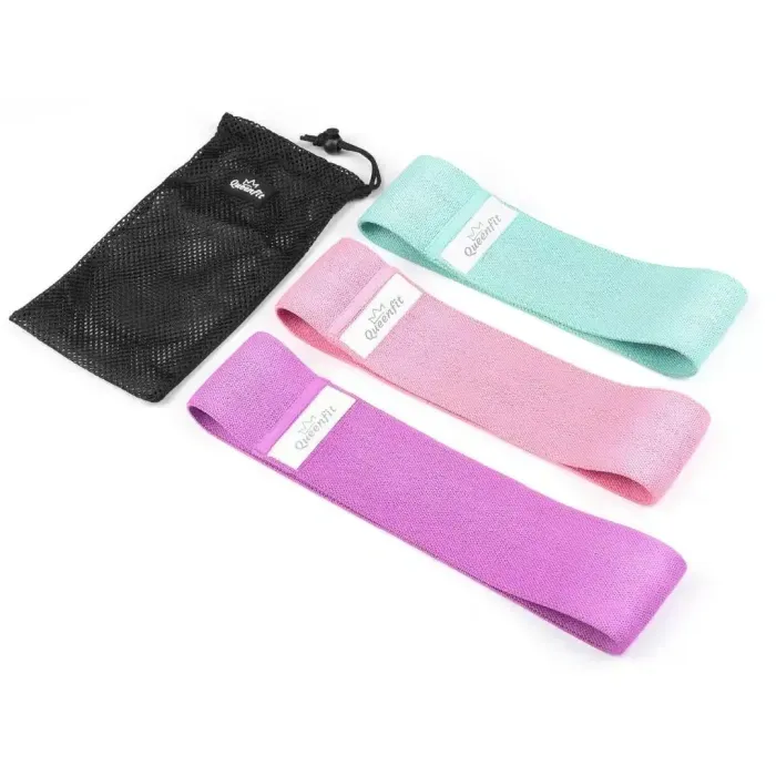 Набор резинок для фитнеса Queenfit 7-35 кг set С Резинки  для упражнений на растяжку Резинки для прокачки мышц