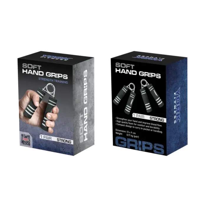 Кістовий еспандер York Fitness Strong 20 кг, для рук та передпліч, 2 шт, неопрен