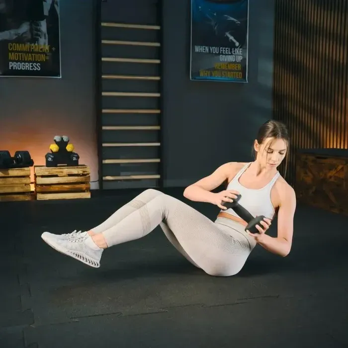 Гантели для фитнеса 2x1кг TREX Sport TX-010VD неопреновые: для дома, антискользящие, эргономичные