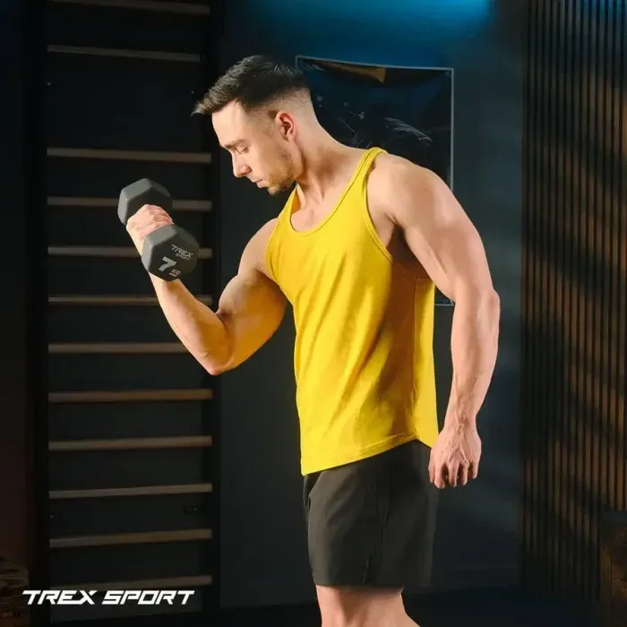 Гантели для фитнеса 2x1кг TREX Sport TX-010VD неопреновые: для дома, антискользящие, эргономичные