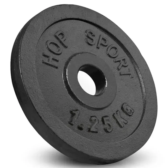 Набор штанга и гантели 57 кг Hop-Sport Strong разборные с W-грифом