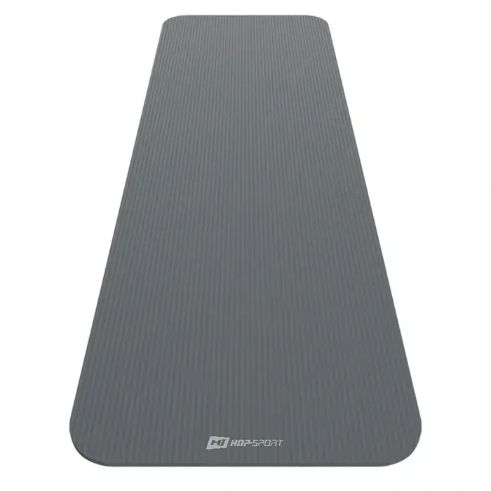 Коврик для йоги Hop-Sport HS-NB010GM NBR 1см графитовый. Йога коврик. Мат для фитнеса