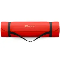 Килимок для йоги Hop-Sport NBR 1,5см червоний: фітнес, гімнастика, антиковзкий, 190x80см