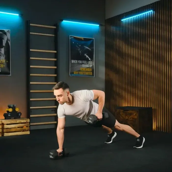Гантели для фитнеса 2x2кг неопреновые TREX Sport TX-020VD антискользящие для дома