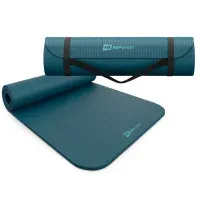 Коврик для йоги Hop-Sport HS-NB010GM NBR 1см темный морской. Йога коврик. Мат для фитнеса