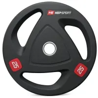 Диск олимпийский весом Hop-Sport 25кг. Утяжелители для штанги, комплектующие для штанги, гантели