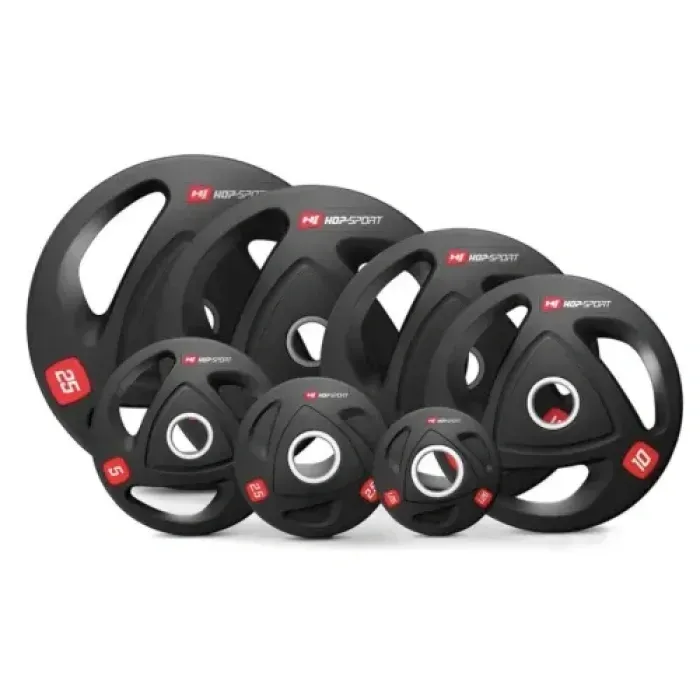 Набор дисков олимпийских Hop-Sport 4 х 1,25 кг для штанги, гантели, для дому, спортзалу