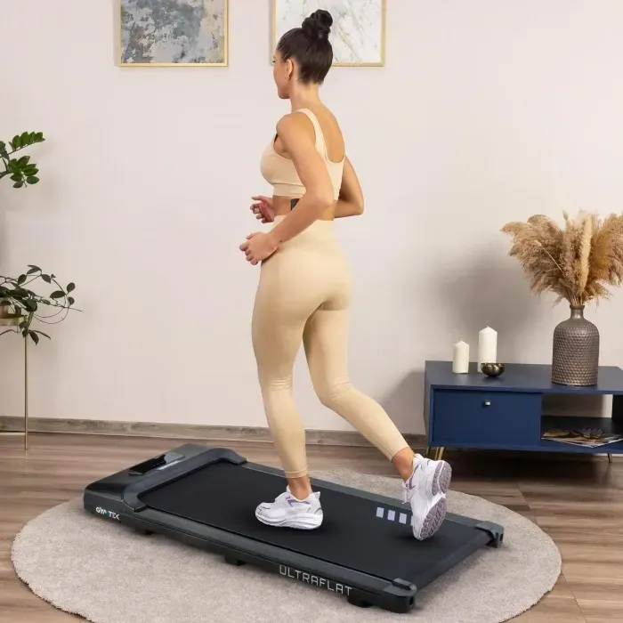 Беговая дорожка Gymtek XT100 для дома: до 8 км/ч, WorkFlow, Bluetooth, компактная, 24 мес. гарантии