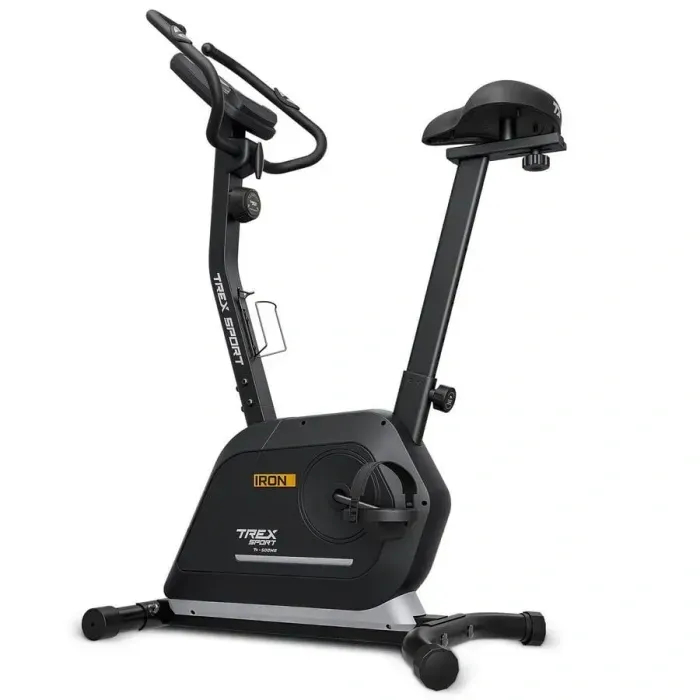 Велотренажер Trex Sport TX-500MB IRON магнітний чорний, 14 рівнів навантаження, Bluetooth, FitShow, для дому