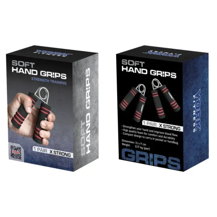 Эспандер кистевой York Fitness Extra Strong 20 кг для пальцев и предплечий, 2 шт