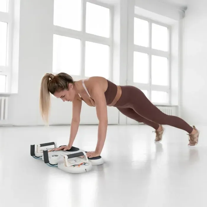 Доска для отжиманий Gymtek Multi Push Up Board: складная, с таймером, для дома и зала