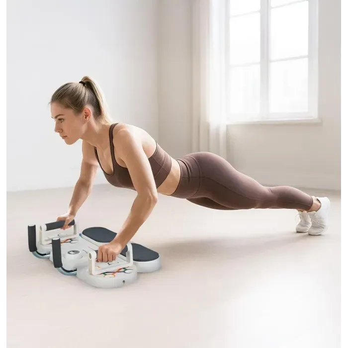 Доска для отжиманий Gymtek Multi Push Up Board: складная, с таймером, для дома и зала