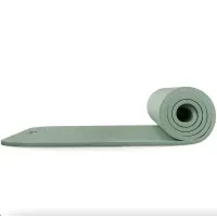 Коврик для йоги Hop-Sport HS-NB010GM NBR 1см оливковый. Йога коврик. Мат для фитнеса