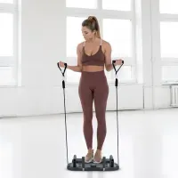 Доска для отжиманий Gymtek Multi Push Up Board: складная, с таймером, для дома и зала