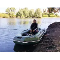 Надувная лодка 2-х местная для рыбалки, туризму, отдыха Ладья ЛТ-250ЕВБТ со слань-книжкой. Двухместная