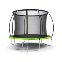 Каркасный Батут с внутренней защитной сеткой 312 см LEOBRO Pro 10FT Зеленый. Батут детский