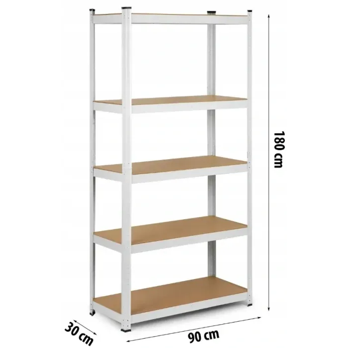 Стелаж Humberg White 180 х 90 х 30 см (HR-844)