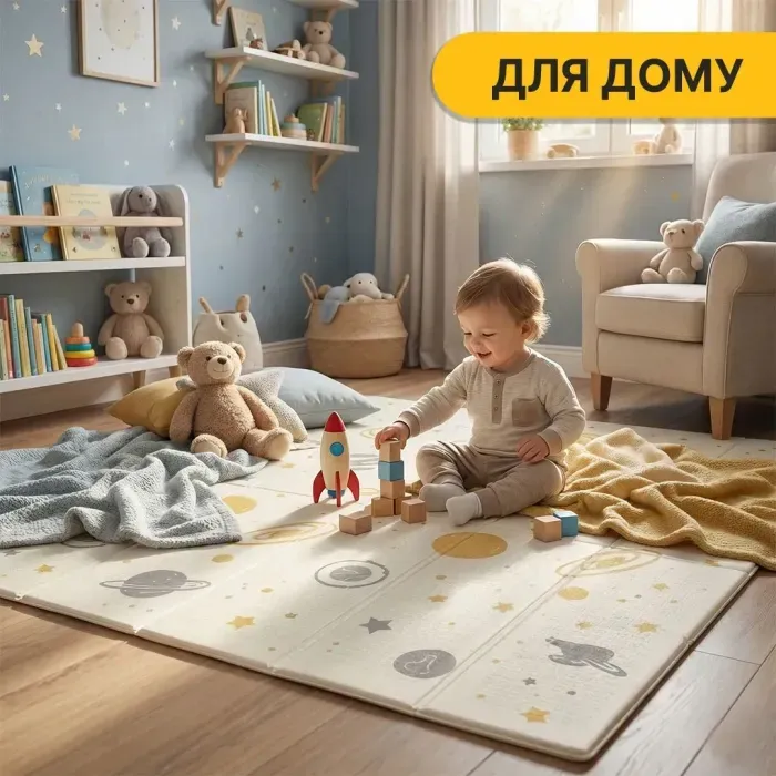 Дитячий ігровий килимок LEOBRO 180 x 200 x 1 см (LB-1036)