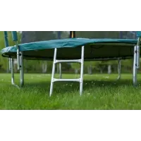 Детский Батут с внутренней защитной сеткой 252 см LEOBRO Premium Pro 8FT Зеленый. Каркасный батут