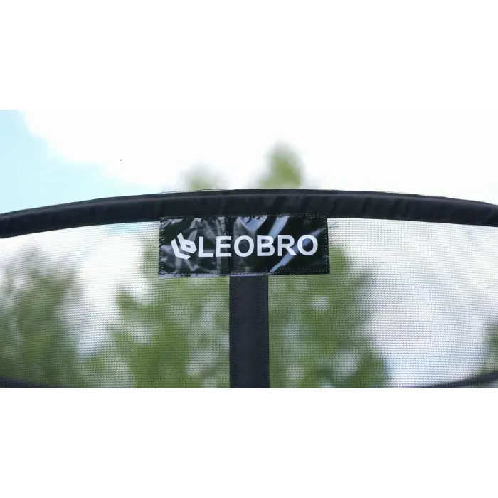 Детский Батут с внутренней защитной сеткой 252 см LEOBRO Premium Pro 8FT Зеленый. Каркасный батут