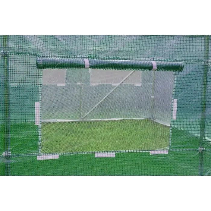 Садова теплиця з вікнами FunFit Garden 10m2 = 400*250*200 (Зелена) (1466)